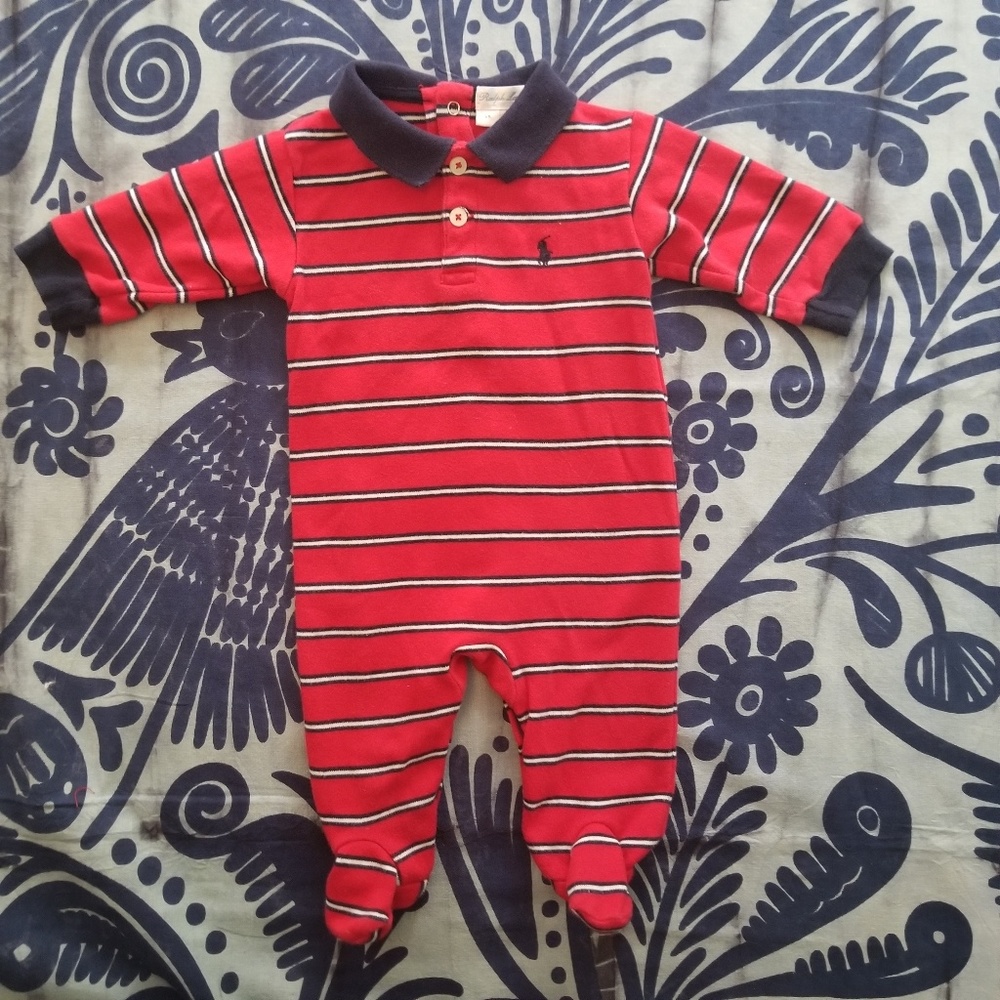 Ralph Lauren one piece baby outfit
